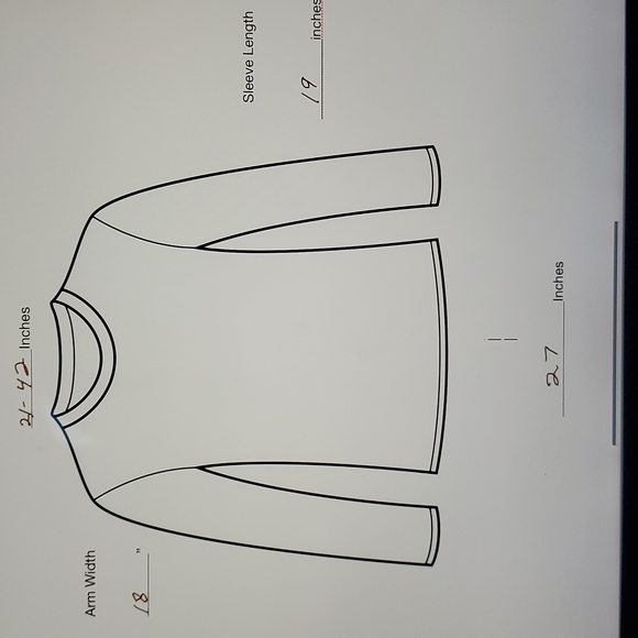 Coldwater Creek Unique Faux Suede Textured Top 3/4 Sleeve Size M - Picture 10 of 10